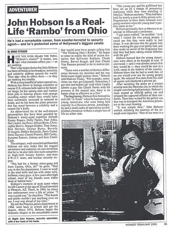 John Hobson is a Real-Life Rambo from Ohio